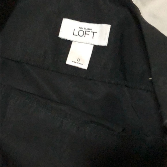 Loft sz 0 black tulip style skirt with pockets - Picture 6 of 6